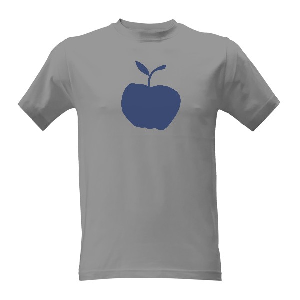 Tričko s potiskem Modré jablko