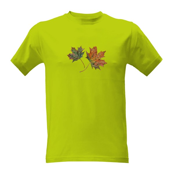 Tričko s potiskem V barvách podzimu